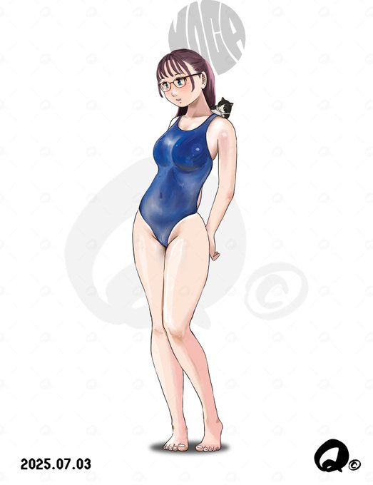 水着イラストはじめま～す💦 