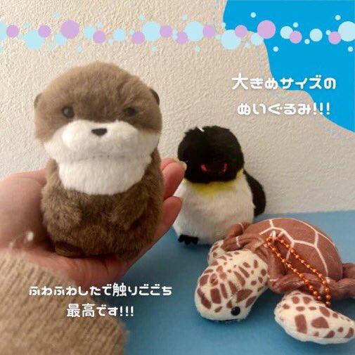 Bokura_link's tweet image. 🦭再入荷🐬
かわいいかわいいぬいぐるみ
〜水族館のいきもの〜
全5種 1回500円
・カワウソ
・アザラシ
・ペンギン
・ウミガメ
・イルカ