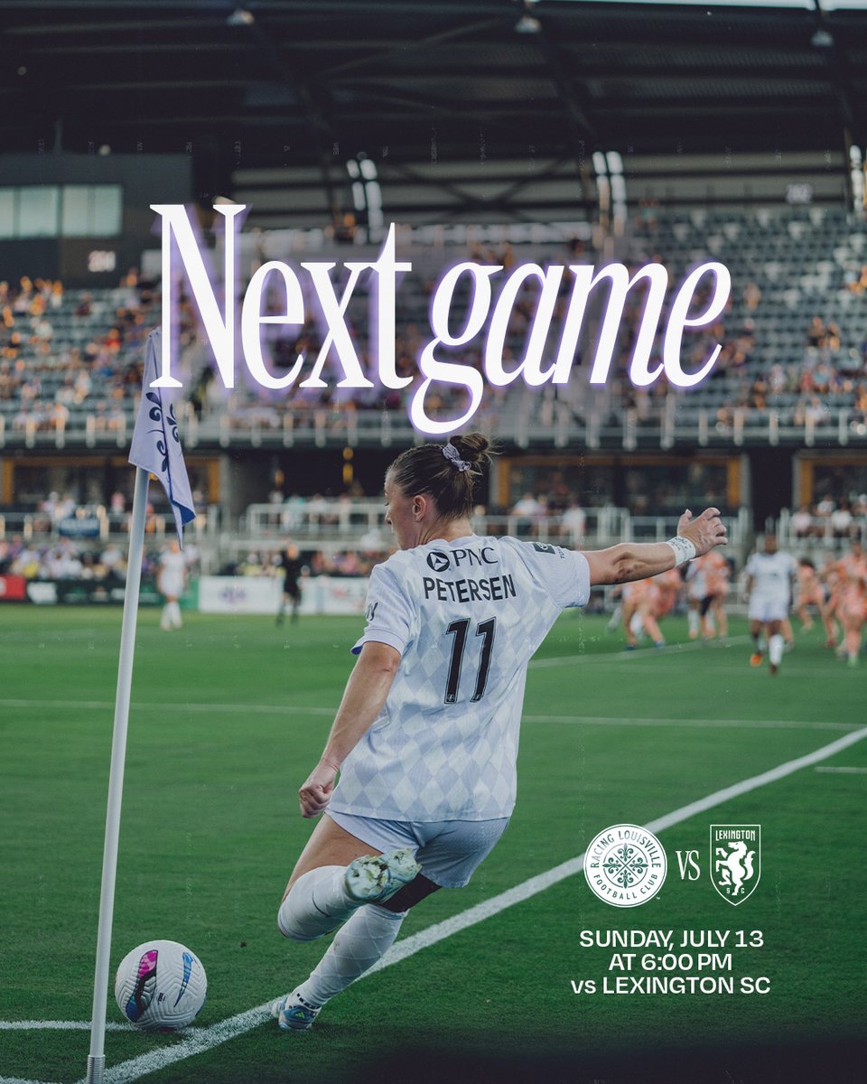 RacingLouFC's tweet photo. Haven’t said this in a while... IT’S GAME WEEK 😱😱😱

The Kentucky Showdown is finally here, and we NEED you there, Louisville!

🎟️ https://t.co/KRZ65vff05 https://t.co/hq9m6oEhjj