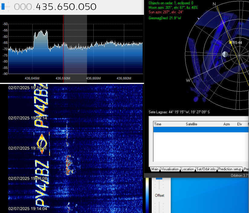 PICFALL via RS-44 transponder