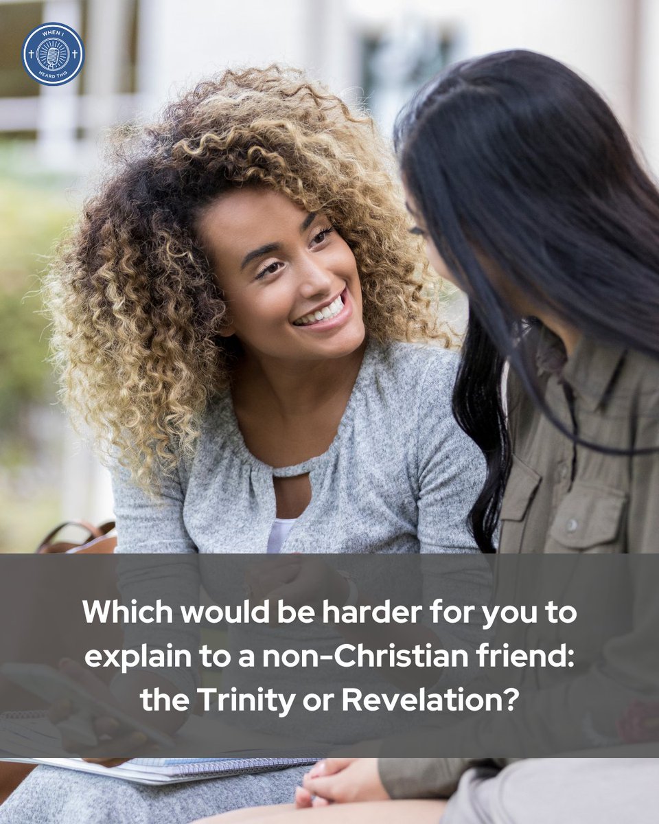 wheniheardthis's tweet image. Which would be harder for you to explain to a non-Christian friend: the Trinity or Revelation? 🤯 Let’s hear your pick.
#FaithQuestions #SpiritualConvos #DeepFaith #TheologyHumor #ChurchAndCulture #WhenIHeardThisPodcast