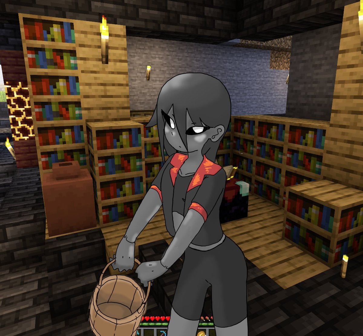 Act0Lightning's tweet photo. Ludopata arañil de roblo en minecraft wasap #art #ocart #desesperate #spider https://t.co/RYnccZ1Pmk