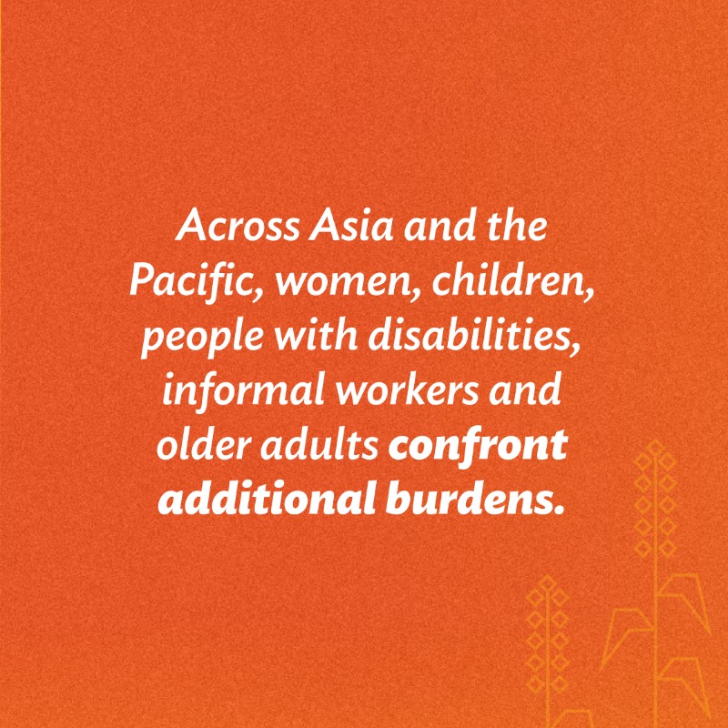 ADB_HQ's tweet photo. As heat waves sweep across Asia and the Pacific, they exact a hidden toll on women. 

Understanding how heat stress affects them is essential to strengthening resilience and building a safer future for all.