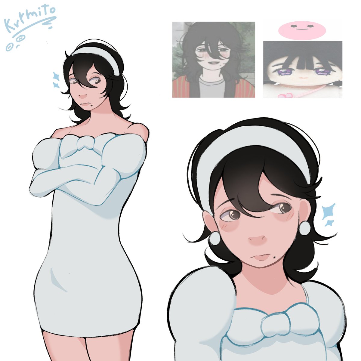 Kvrmit0's tweet image. Kyomoto dressing as Sua!!!

#Lookback #ルックバック