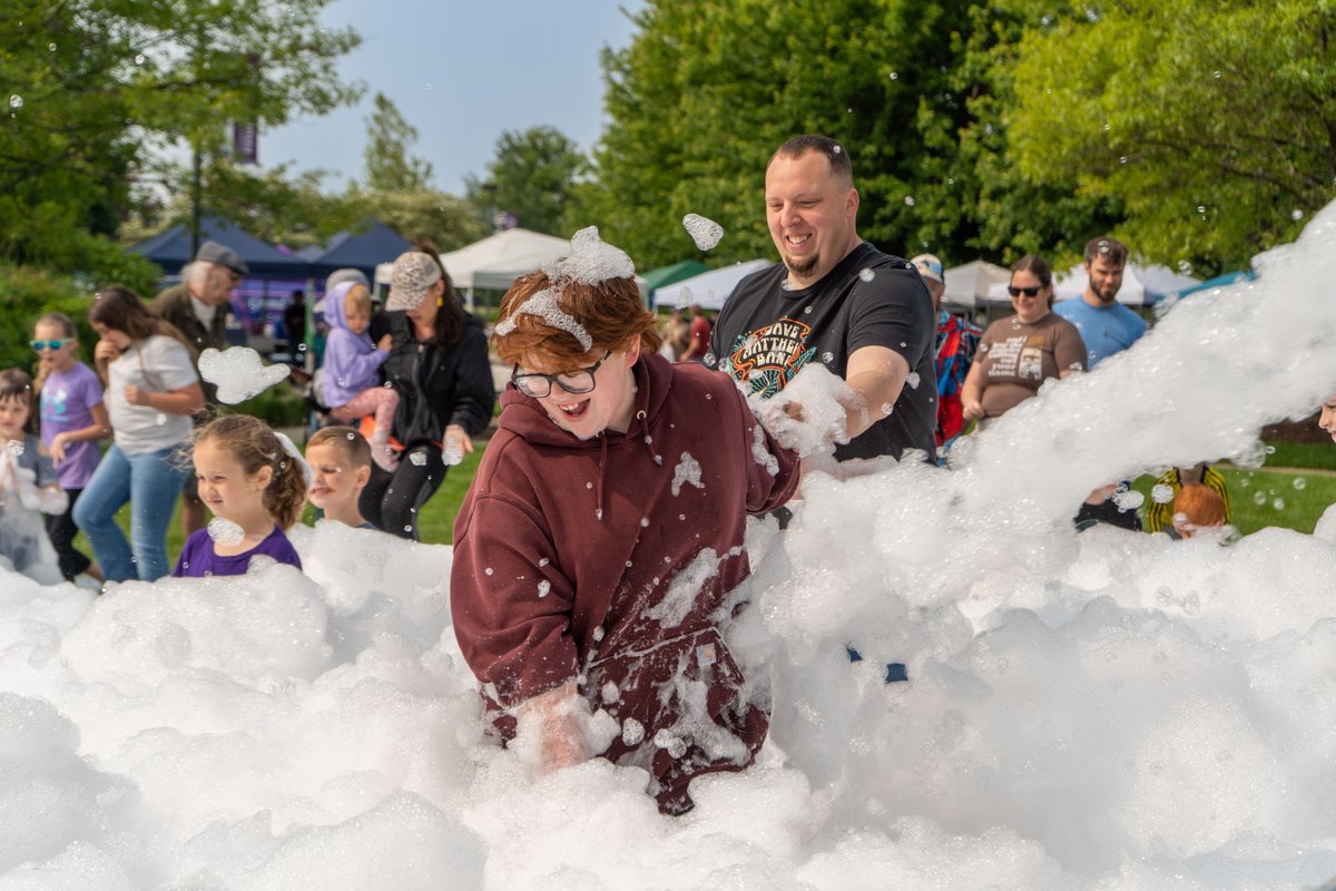 2 days until the Fourth of July Celebration! 🎆 Sneak a peek at the foam party from last month and the fireworks from last year—live music, foam party, games &amp; more. 
Don’t miss it!
#July4th2025 #MuncieEvents