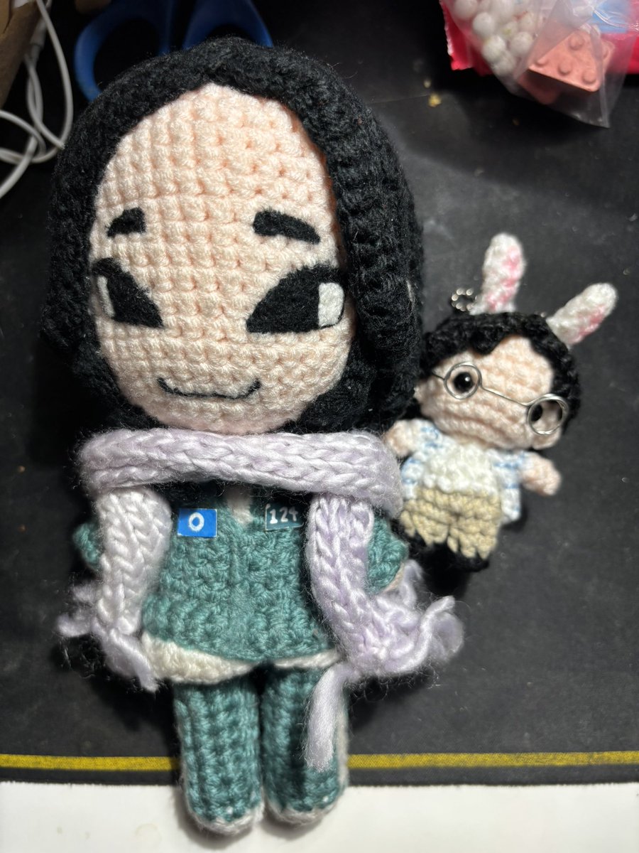 family is complete (all plushies made by couffaine3 on tiktok!!!)