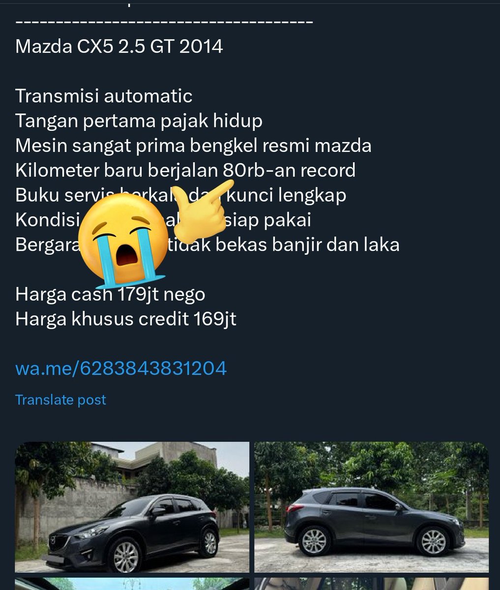 Tukang Mobil Mobilan tweet media