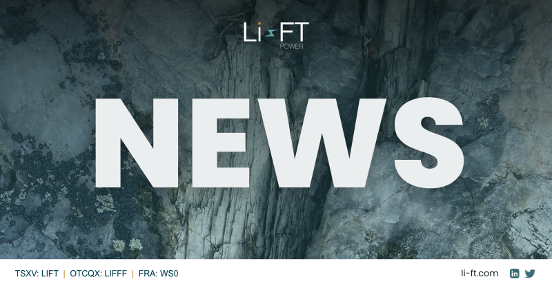 $LIFT.V ANNOUNCES COMMENCEMENT OF EXPLORATION ACTIVITIES AT THE CALI LITHIUM PROJECT, NWT

Commencement of exploration activities set for the 17th of July 2025, at the Cali Lithium Project in the Northwest Territories, Canada. The Cali project is located towards the northwest end