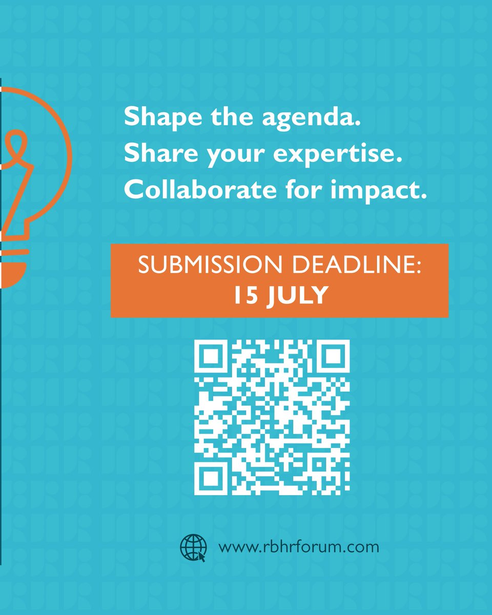AIPNEE (@aipnee) on Twitter photo Call for session proposals is now open!
<a href="/BizHRAsia_UNDP/">UNDP Business and Human Rights</a> is looking for proposals that address current challenges & opportunities in advancing responsible business across Asia and the Pacific.
🔗Apply: rbhrforum.com/callforproposa…
🗓️Deadline to apply: 15 July 2025
#UNRBHR2025 Call for session proposals is now open!
<a href="/BizHRAsia_UNDP/">UNDP Business and Human Rights</a> is looking for proposals that address current challenges & opportunities in advancing responsible business across Asia and the Pacific.
🔗Apply: rbhrforum.com/callforproposa…
🗓️Deadline to apply: 15 July 2025
#UNRBHR2025