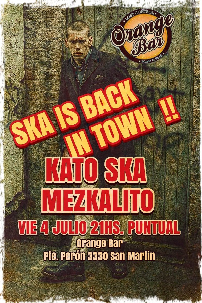 Próxima show de Kato Ska #katoska