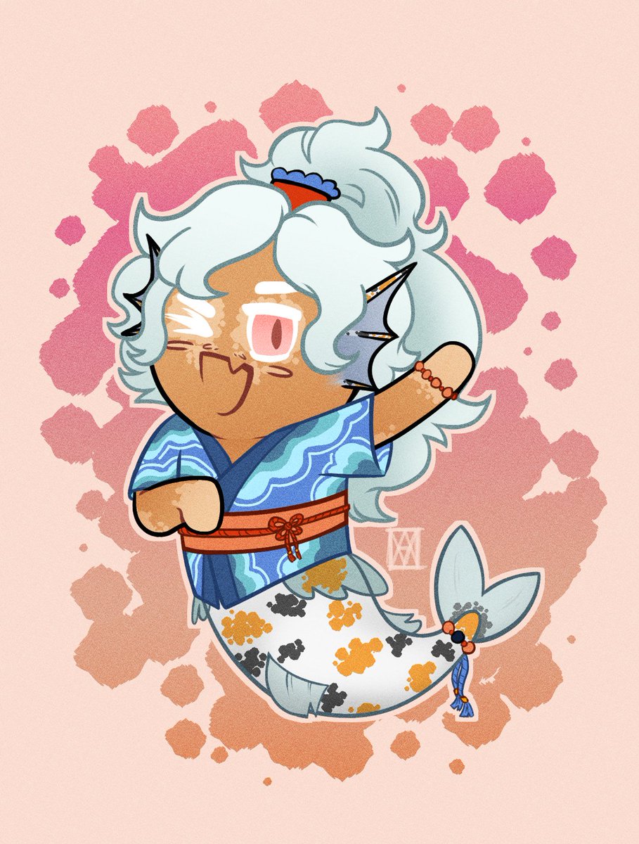 hyperionrisen's tweet photo. attack // koi fish cookie for @gunfor_all 

#artfight https://t.co/vuUYLGfdTE