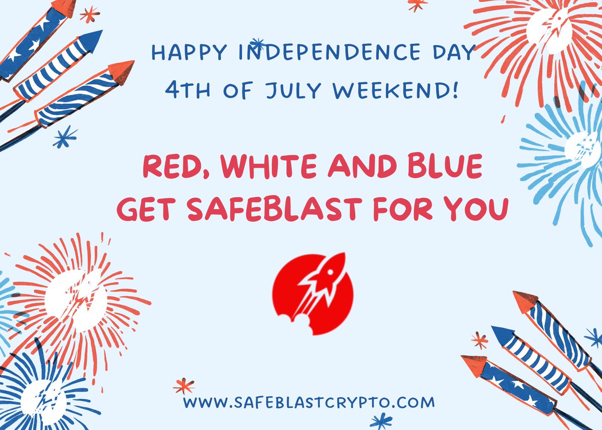 A long weekend of celebration. #Freedom is not #Free because a lot of #sacrifices were made and still being made. The fight for financial freedom also require some sacrifices from BUIDLers, Investors and Users. Happy July 4th Birthday America. Keep BUIDLing and Trade responsibly.