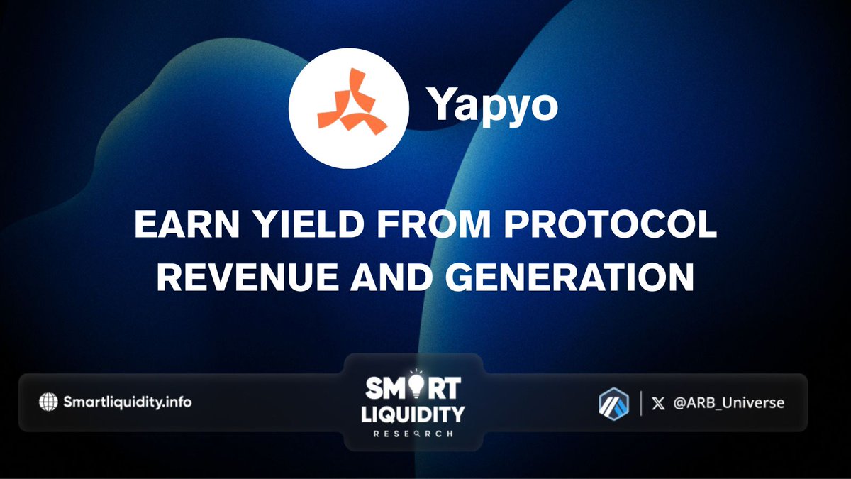 🔥 <a href="/yapyo_arb/">YAPYO</a> is the "Yap-to-Earn" project on @Arbitrum that represents an innovative fusion of blockchain technology and social influence, creating a new paradigm for monetizing digital interactions. 

🎯 Partnered with <a href="/KaitoAI/">Kaito AI 🌊</a>, this #Web3 initiative leverages the power of