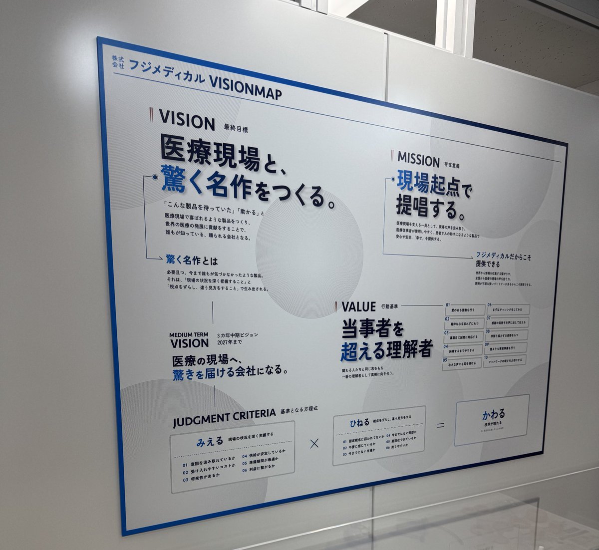 吉川健太@製造業No.1代表取締役社長 (@yoshikawa_ypc) on Twitter photo 昨年仲間に加わったフジメデイカルのブランディングを、トゥモローゲートに依頼しました。
M&Aでご縁のあった企業こそ、しっかりとビジョンマップを描き、未来を共有していきたい。この積み重ねこそが、シナジーを生み出す“成功の型”だと信じています。
<a href="/koheinishizaki/">西崎康平@ブラックな社長/「レベルゼロ」全国の書店で発売中</a> 
<a href="/mizu_black_tg/">ミズキ@ブラックなトップセールス</a> 昨年仲間に加わったフジメデイカルのブランディングを、トゥモローゲートに依頼しました。
M&Aでご縁のあった企業こそ、しっかりとビジョンマップを描き、未来を共有していきたい。この積み重ねこそが、シナジーを生み出す“成功の型”だと信じています。
<a href="/koheinishizaki/">西崎康平@ブラックな社長/「レベルゼロ」全国の書店で発売中</a> 
<a href="/mizu_black_tg/">ミズキ@ブラックなトップセールス</a>