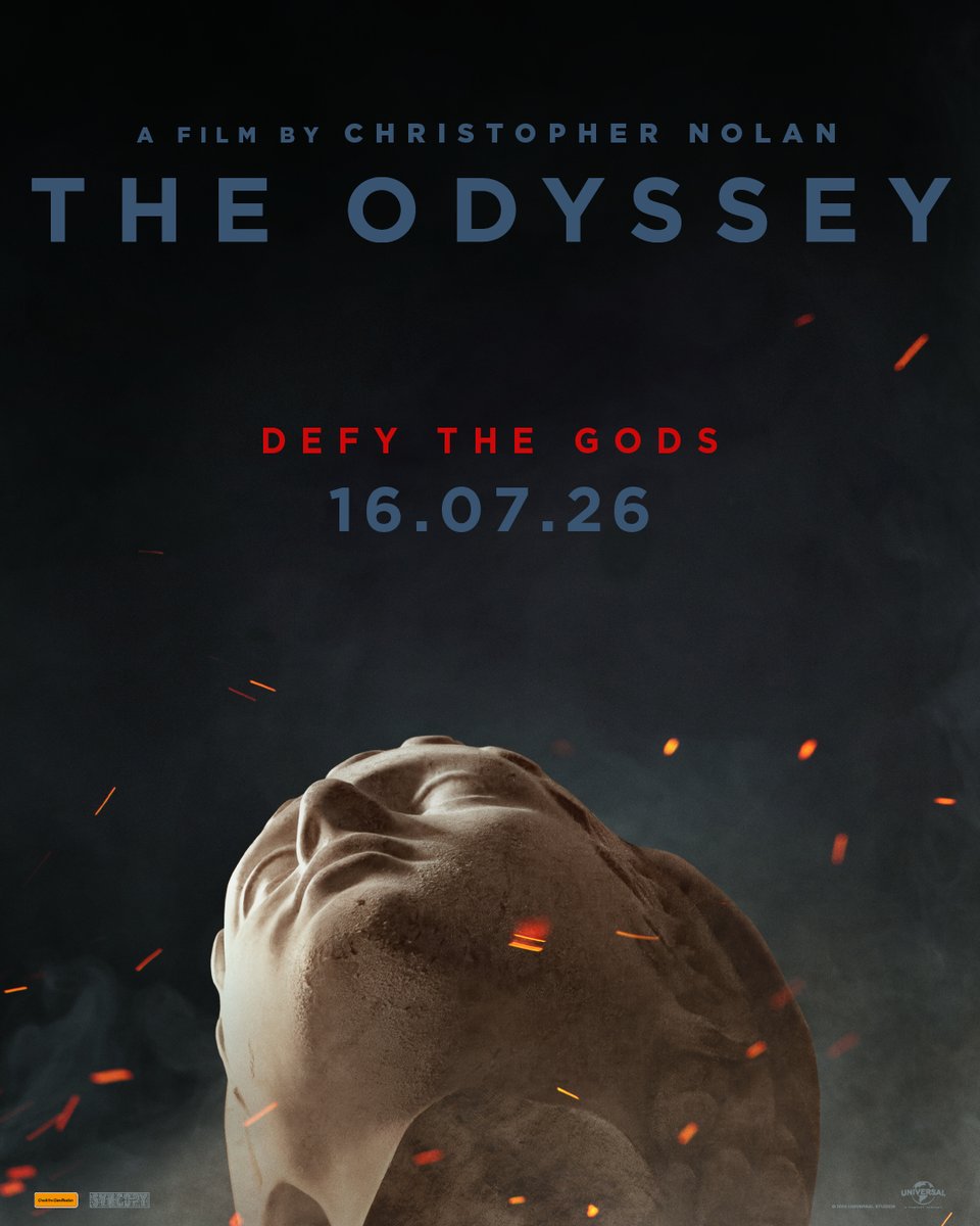 A film by Christopher Nolan. Shot entirely with IMAX film cameras. In Cinemas 16 07 26. #TheOdysseyMovie