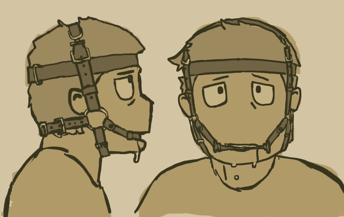 he's trying to smile for angel but it's getting kind of spitty. #ClinicalTrialFanart #ClinicalTrialgame