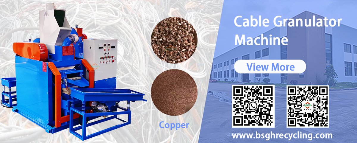 Quizás algún día necesite nuestras máquinas. Ofrecemos:
Pelacables
Granuladora de alambre de cobre
Máquina de reciclaje de motores
Máquina de reciclaje de radiadores
Cizalladora de cocodrilo
Empacadora de metal
Trituradora de doble eje
Molino de martillos