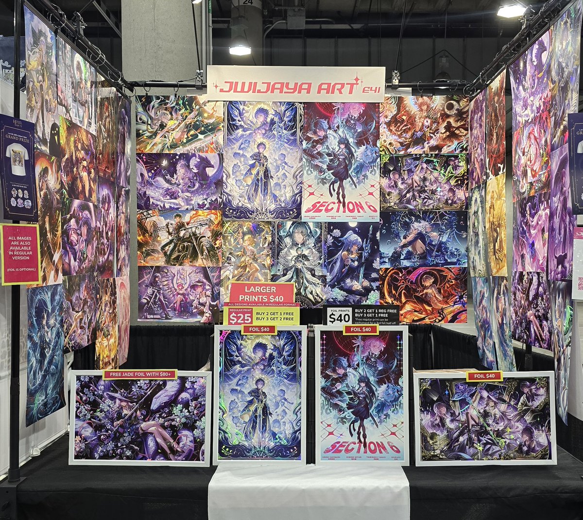 I'm all set up for #AnimeExpo2025 ! I'll be at table E41 this weekend with my husband! Looking forward to seeing you all there! 🥰🫶
#AXArtistAlley2025