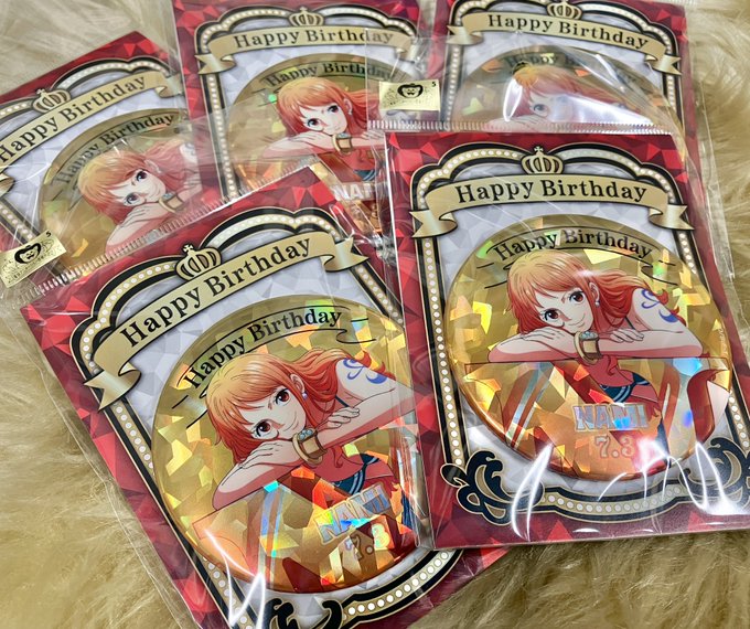 新商品】麦わらストア限定 [7.3 ナミ] ・ワンピース HBDイニシャル