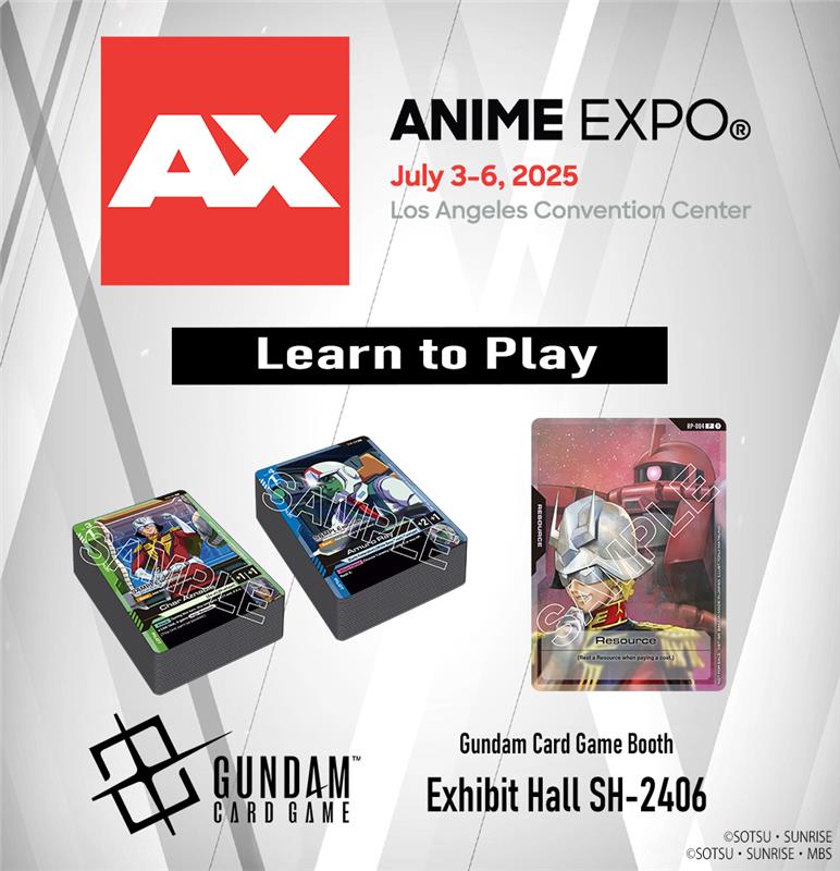 Anime Expo 2025] The GCG booth at Anime Expo will hold a Learn to