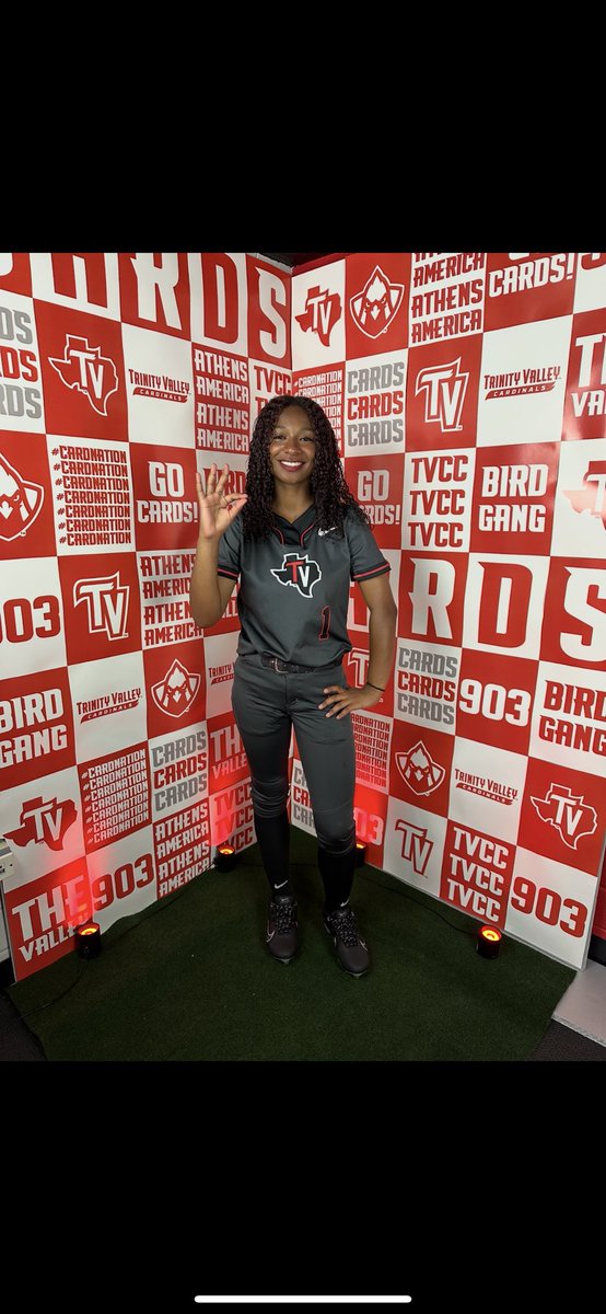 I am so excited to announce that I have committed to continue my academic and athletic career at Trinity Valley Community College! I would like to thank Coach Winn for this opportunity that I am so grateful for. Thank you to my parents for all their love and support and for