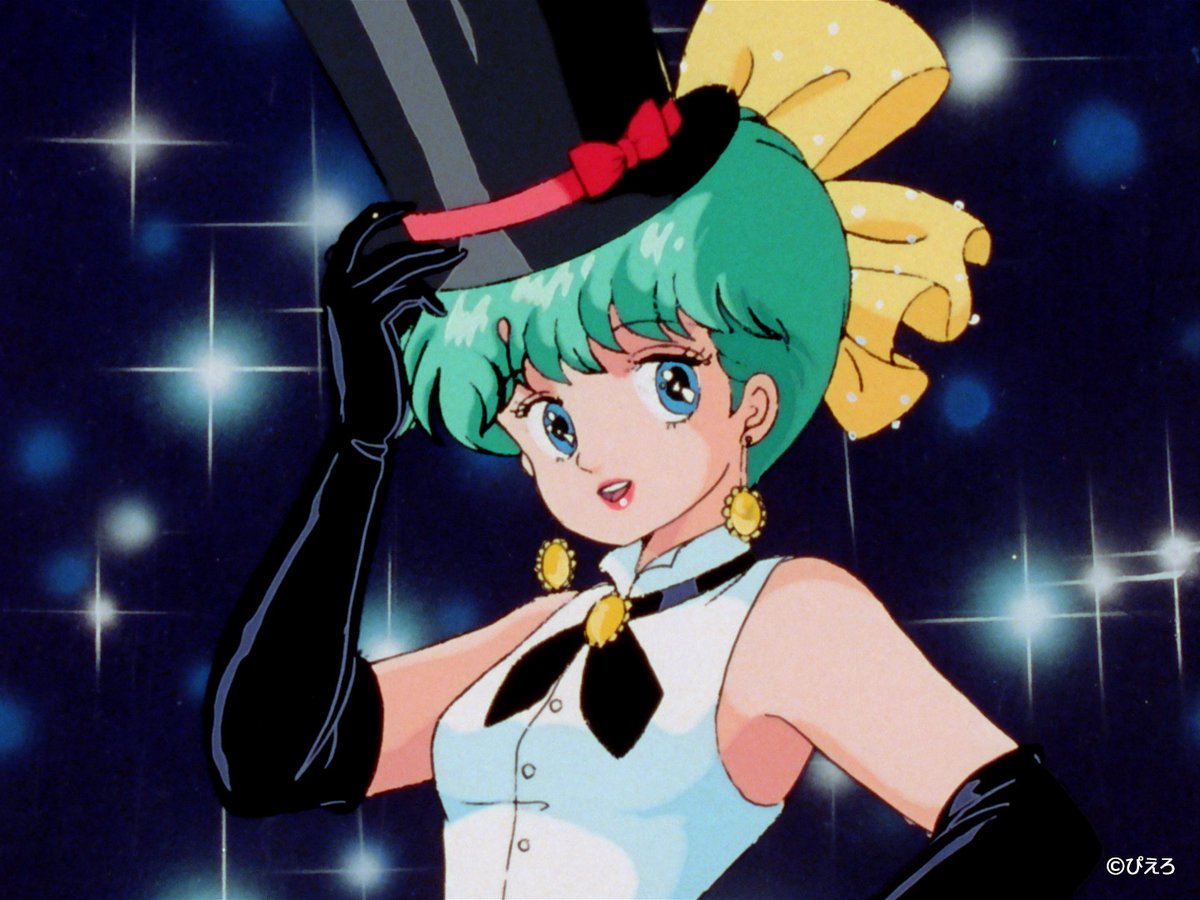 p_magicalgirls's tweet image. 鏡の妖精トポと出会った舞は願いが叶うブレスレットで天才マジシャン・マジカルエミに変身!? 変身前も後もショートカット姿の舞がとにかく可愛いっ♡
#魔法のスターマジカルエミ
第1話「ふしぎ誕生 魔法のスター」
youtu.be/_xiQSPov3ok
#マジカルエミ
#magicalemi