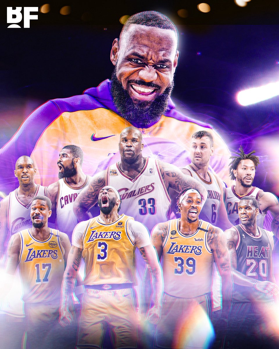 LeBron James has now played with the most No.1 overall picks IN NBA HISTORY (9) 🤯

🔸DeAndre Ayton
🔸Anthony Davis
🔸Dwight Howard
🔸Derrick Rose
🔸Kyrie Irving
🔸Andrew Bogut
🔸Greg Oden
🔸Shaquille O' Neal
🔸Joe Smith