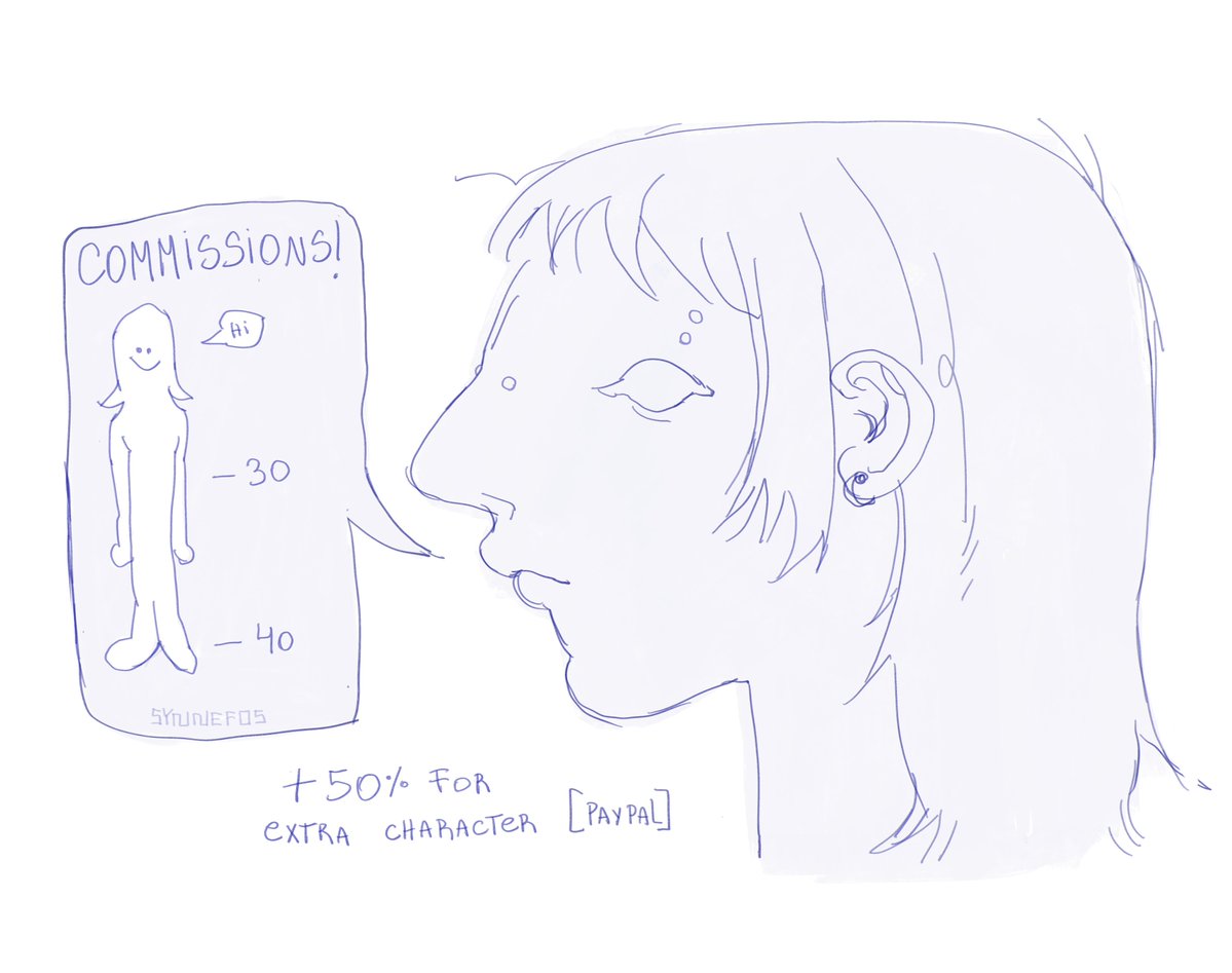 Synnefos_'s tweet image. hiii, here is my commission sheet :°)
the time of wait can be from two weeks to a month and payment should be done before i start your drawing (only via paypal)
will do nsfw, fanart, portrait, furry, etc