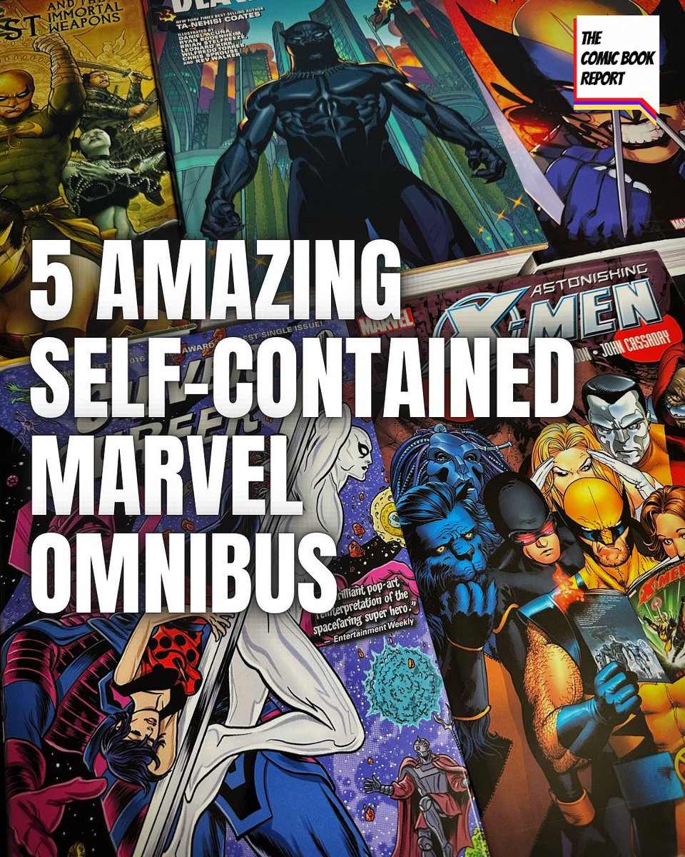 comicbookrpt's tweet image. Today I’m sharing 5 AMAZING self-contained Marvel Omnibus 📚
youtu.be/yu5brnvtOWA?si…
#marvel #comics #omnibus #marvelcomics #comicbooks #thecomicbookreport
@MarvelComicsHQ