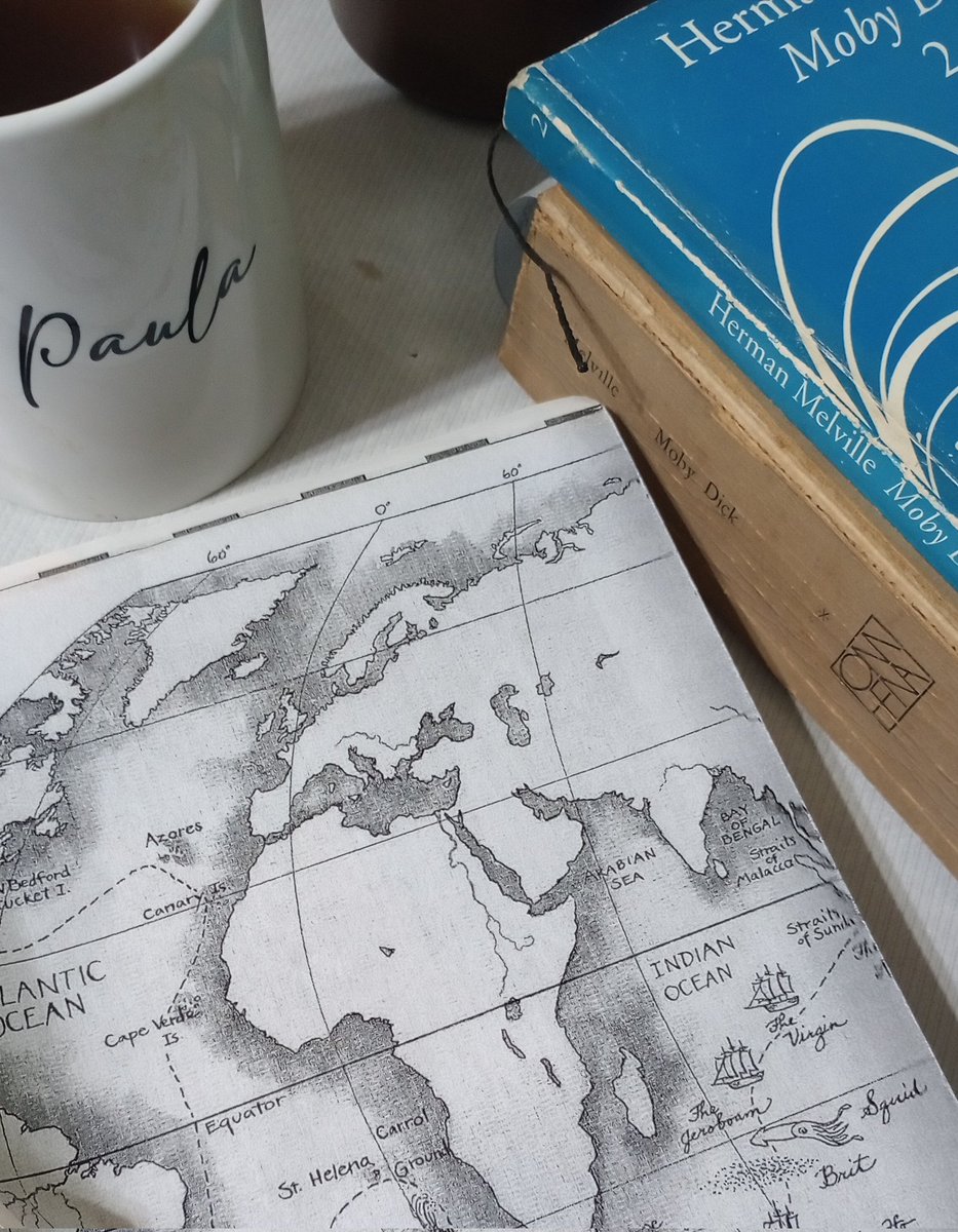 PaulinadeHaedo's tweet image. Albatros #MobyDick
Barco Ballenero
Cardumen
Ahab 
Océano 
Ismael 
La Ballena Blanca 
el Infinito