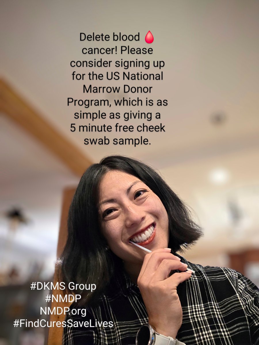 Delete blood cancer! Please consider signing up for the US National Marrow Donor Program. 

Why Sign Up for Free? 

You could be a superhero and give a blood stem cell donation to help cure someone, especially a baby or kid with blood cancer like Acute Myeloid Leukemia (AML).