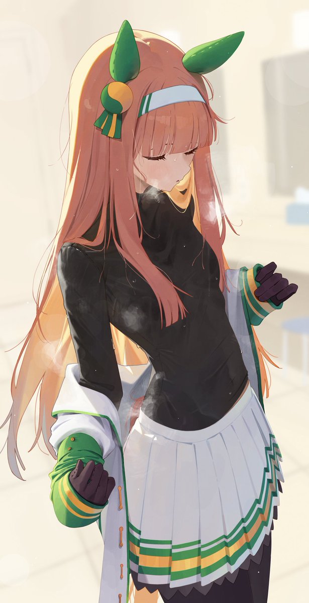 NingenGokko24's tweet image. Hello my fellow Trainers, allow me to introduce you to the best Umamusume, the one and only Silence Suzuka🧡💚
If you are looking for PEAK form and pure speed, dont look any further, you WILL fall in love with her. 

(All Umas are very adorable, hope you enjoy your journeys,…