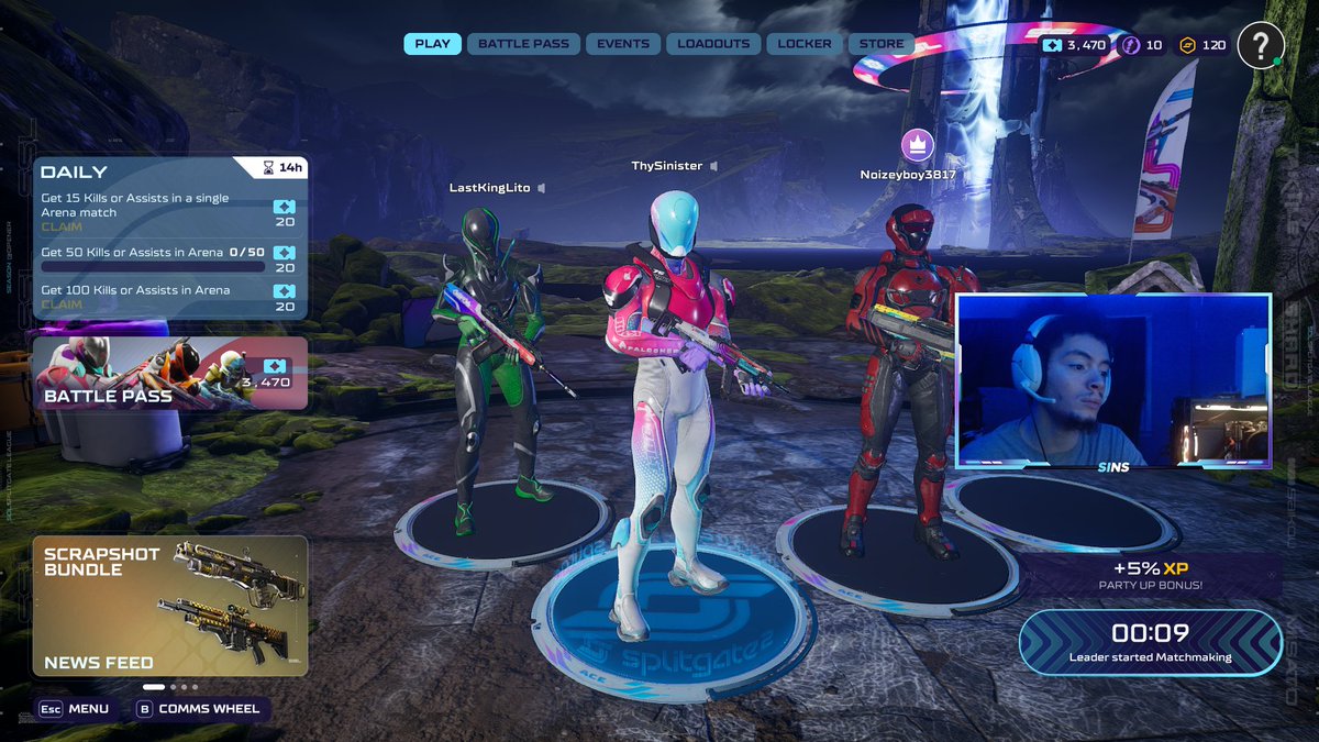 WE ARE LIVE ON THAT SPLITGATE 2!

COME THROUGH!
kick.com/thysinister