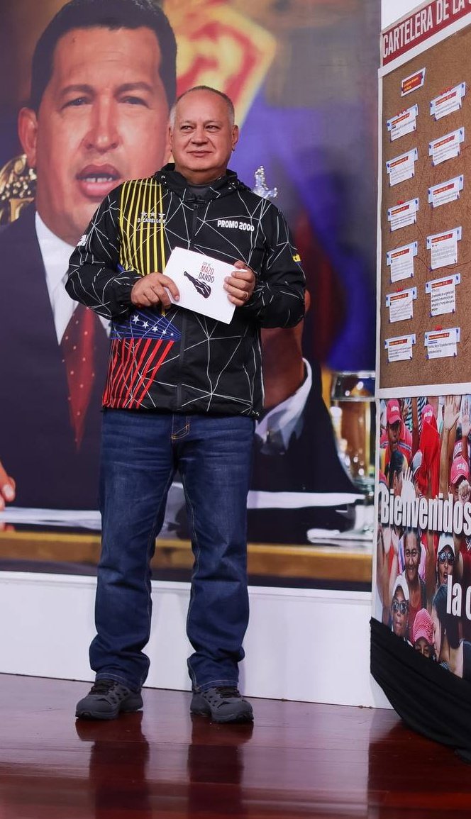 EDUARDO LAND (@elantmjs24) on Twitter photo DIOSDADO CABALLO R LOS BUSCARÁ A TODOS LOS TERRORISTAS UNO X UNO. 😎😎❤️🇻🇪
SIN CONTEMPLACIÓN.
<a href="/dcabellor/">Diosdado Cabello R</a>
#IndependenciaONada DIOSDADO CABALLO R LOS BUSCARÁ A TODOS LOS TERRORISTAS UNO X UNO. 😎😎❤️🇻🇪
SIN CONTEMPLACIÓN.
<a href="/dcabellor/">Diosdado Cabello R</a>
#IndependenciaONada
