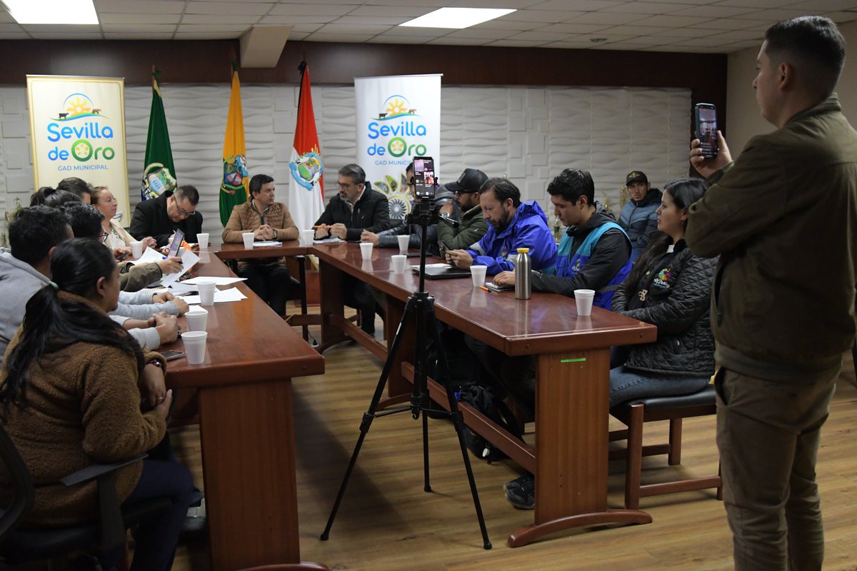 #Emergencias | Declaratoria del COE Cantonal de Sevilla de Oro activado en sesión permanente.