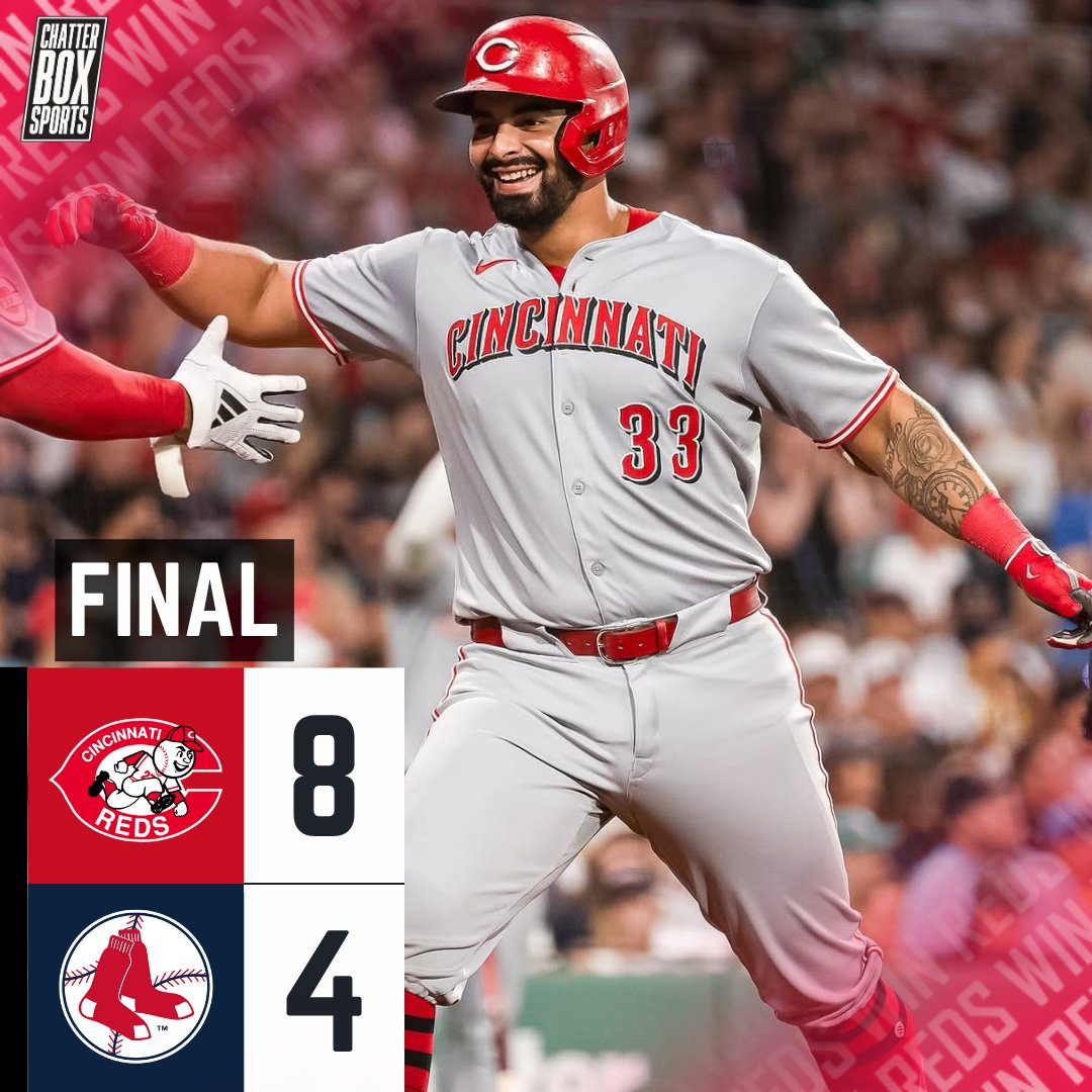 CBoxSports's tweet photo. NOBODY SWEEPS THE CINCINNATI REDS

The #Reds remain the only team in baseball to not be swept this season! https://t.co/uDZ8xn2dDe