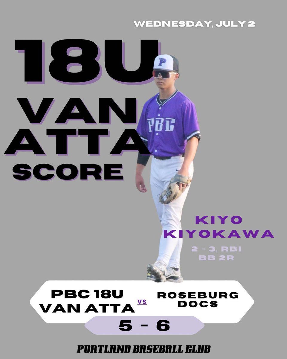 portlandbbclub's tweet image. Here is the score from today’s 18u game.

#pbc #baseball #baseballswag #baseballislife #highschoolbaseball #18ubaseball