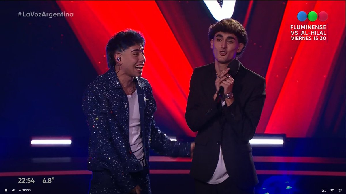 agus_rey's tweet photo. Luck Ra se acaba de llevar a uno de los posibles finalistas de #LaVozArgentina: Mateo. Crack total https://t.co/ANduNIseC5