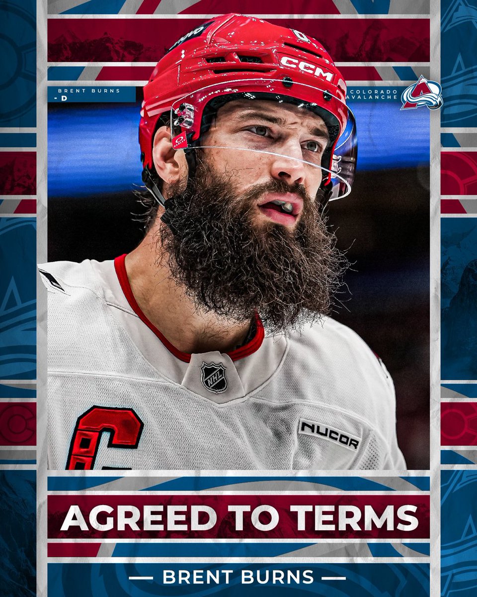 RajOnRadio's tweet image. Brent Burns baby! Been talking about him all week I LOVE this.
6’5” 230 pound Norris winner played 21 minutes a game last year with Carolina and can still hammer the puck, 98th percentile penalty killer
Old guy without a cup!
#GoAvsGo