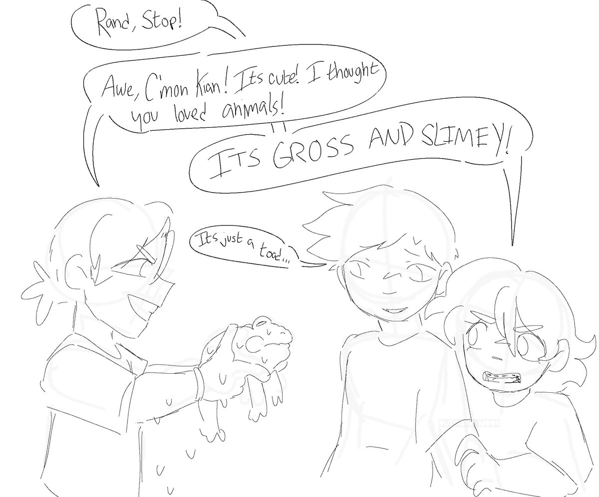 needed a jrwi doodle break from art fight *hits the bitb boys with the childhood beam* #jrwifanart