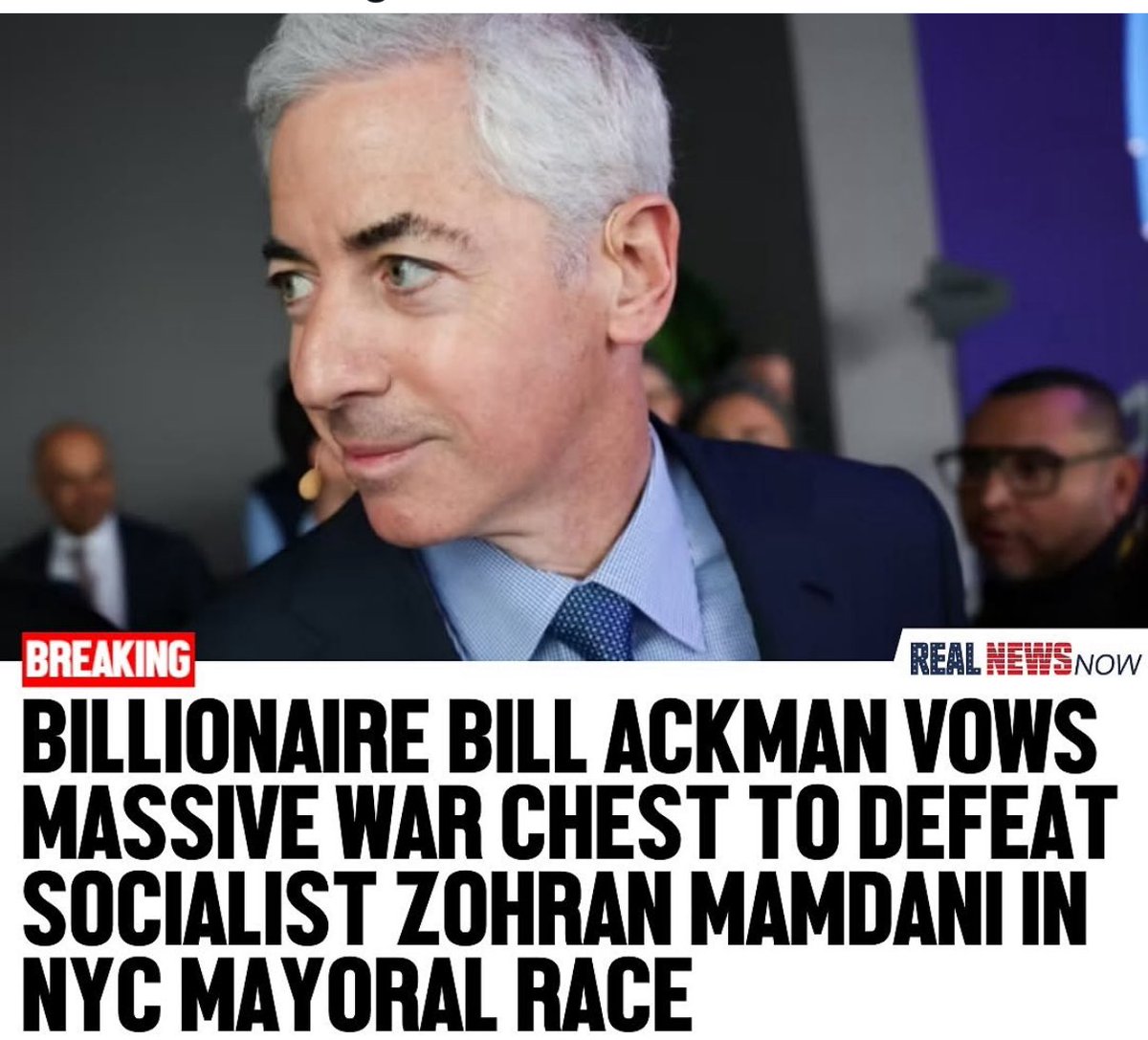 FranSorin's tweet image. Thank you @BillAckman for using your money to help prevent the ridiculously ill equipped and virulent anti-semite from becoming mayor of NYC.