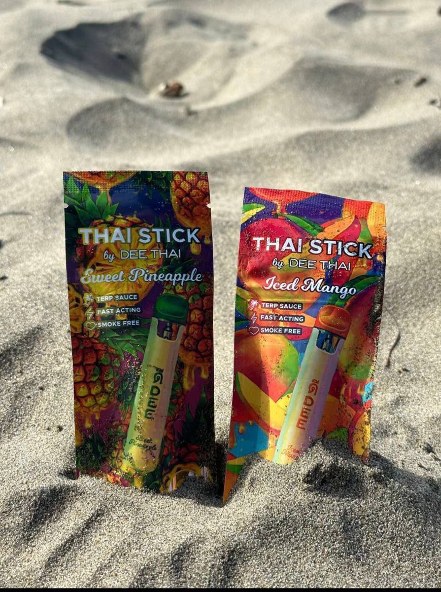 *AUTHENTIC*
THAI STICK 😈
LICENSED BY DEE THAI
LIVE RESIN 1G DISPOSABLES✅