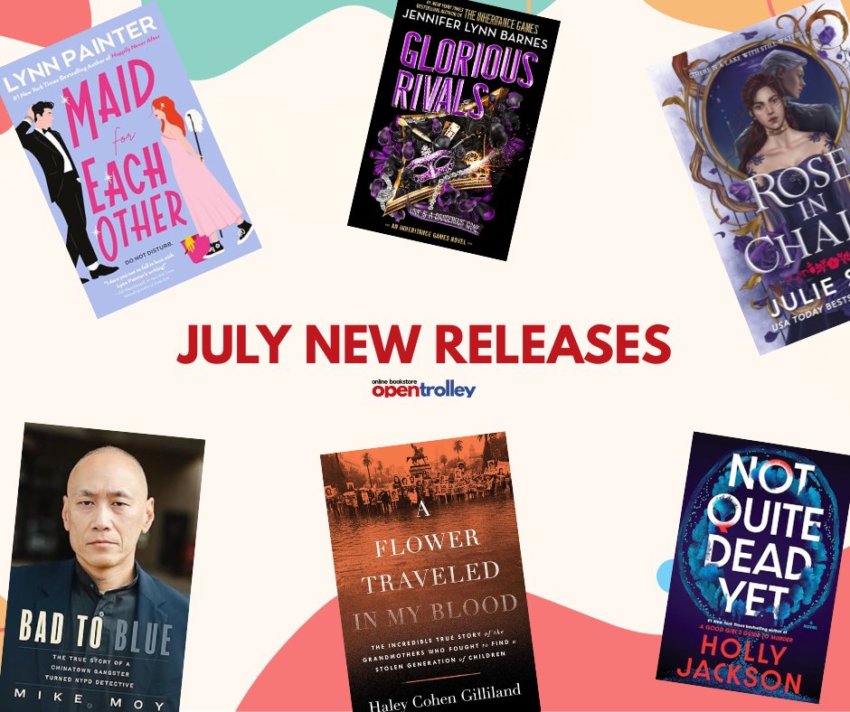 July New Releases are here. Which one’s going on your TBR list first? 

#NewBooks #JulyReads #BookRelease #TBR