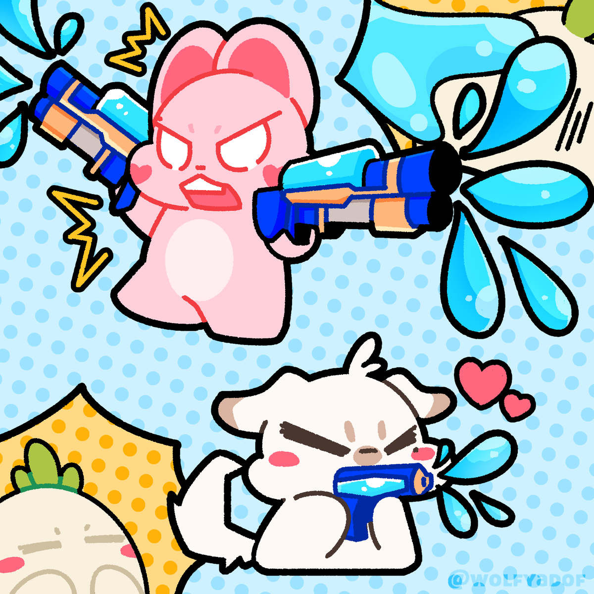 Summer party w angel line🔫🫧🫧