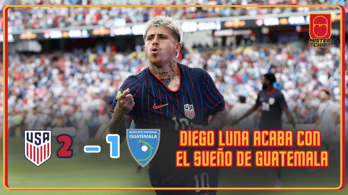 ‼️ NUEVO VÍDEO ‼️

🇺🇸GUATEMALA CAE EN SEMIS DE COPA ORO GRACIAS A LOS GOLES DE LUNA 🇺🇸

Ya tienes disponible en el canal de YouTube el análisis del partidazo entre Estados Unidos y Guatemala. 

¡Al lío! 👇