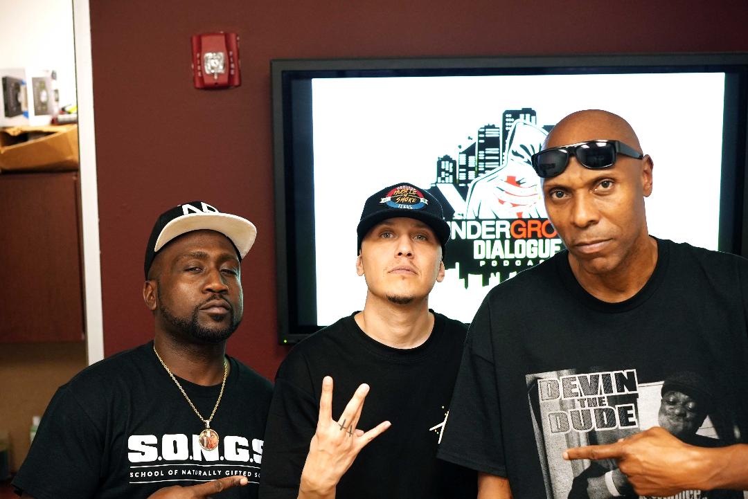 TheRealKRino's tweet image. The underground dialogue podcast is on NOW with our guest GT Garza..Go to youtube to watch the full show