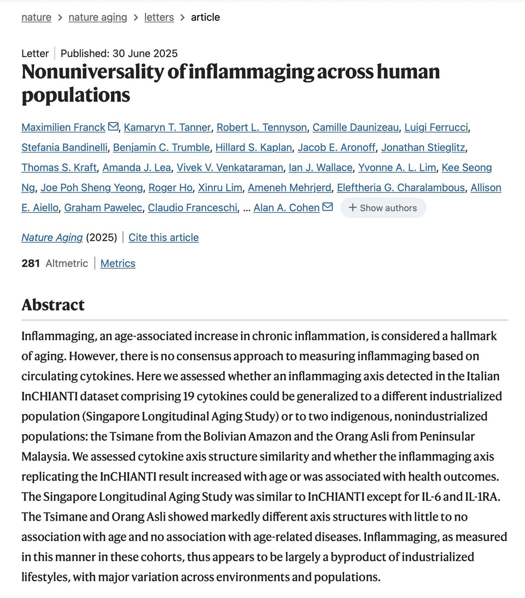 As people grow older, they tend to suffer from broad inflammation, often referred to as "inflammaging." This chronic, low-grade inflammation is linked to aging and contributes to various age-related diseases, such as cardiovascular disorders, diabetes, and neurodegenerative
