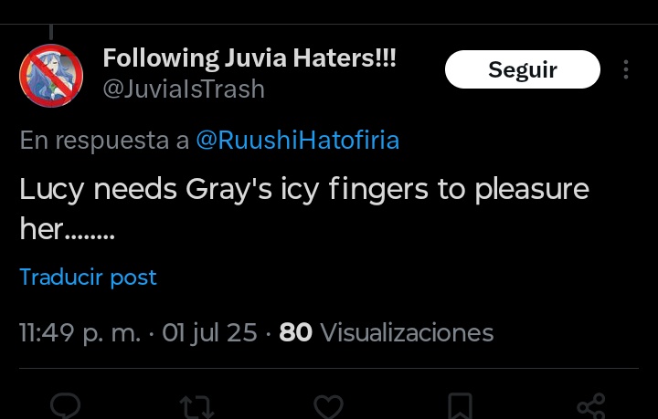 Anti_graylu's tweet photo. @HawkyRich Nicole Travis is the most disgusting, bullying person I've ever met. She's not only abusive, but a fat, 40-year-old pedophile. She's even capable of murdering a Nalu or Gruvia fan. https://t.co/8PHNynHu30