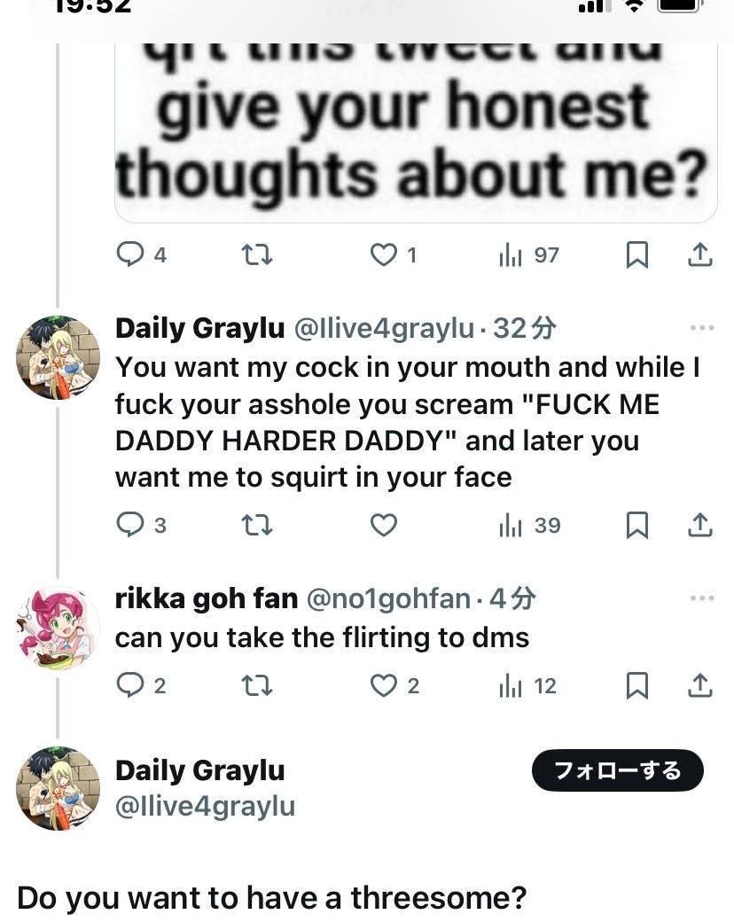 Anti_graylu's tweet photo. @HawkyRich Nicole Travis is the most disgusting, bullying person I've ever met. She's not only abusive, but a fat, 40-year-old pedophile. She's even capable of murdering a Nalu or Gruvia fan. https://t.co/8PHNynHu30