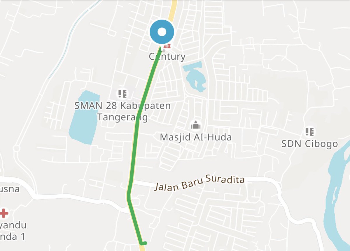 Ini drivernya jalan kaki?